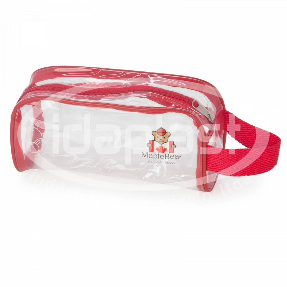 necessaire plástica transparente personalizada